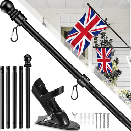 Wall bracket base - wall, flagpole