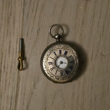 Antique Fine Silver Enamel