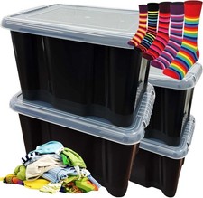 Plastic Storage Boxes Pack of