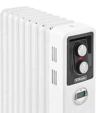 Dimplex Eco ECR20Tie Oil Free Radiator 2kW w/ Programmable Timer White Eco
