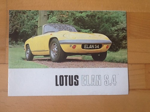 Lotus elan series - 4, sales