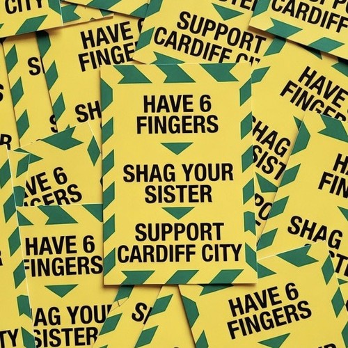 Swansea city stickers - swansea, pack