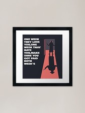 Mafia Framed Art Print Framed