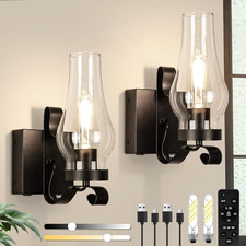 Battery Operated Wall Sconce