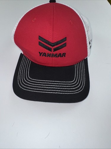 Yanmar tractor red black white - red,