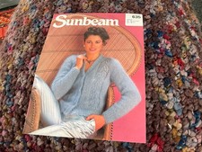 SUNBEAM 635 Lady’s mohair cardigan KNITTING PATTERN 32-38”