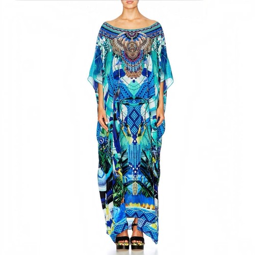 Camilla amazon azure kaftan - camilla,