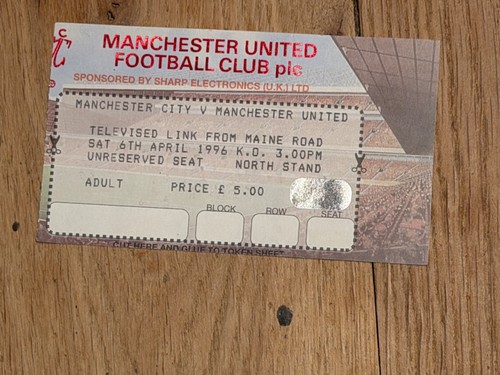 Ticket 1995 man city - city, v