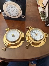 Brass Ships Clock And