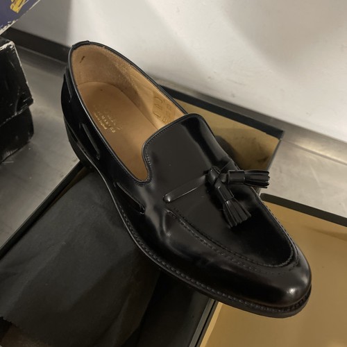 Loake lincoln loafer black - loake,