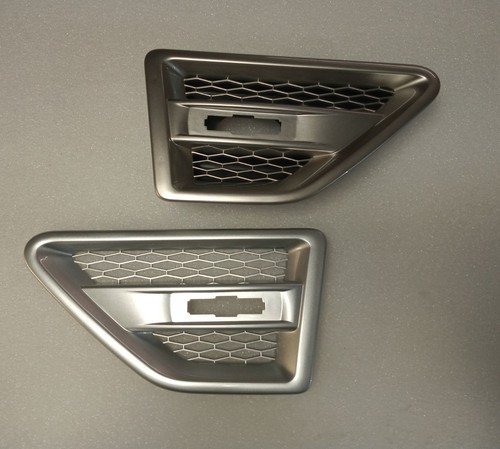 Pair silver side wing air - side,