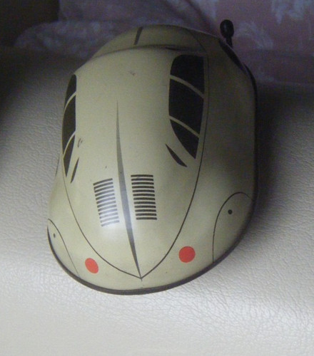 Vintage cream tinplate - vintage,
