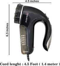 Fabric shaver black plug - shaver,