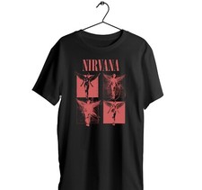 Nirvana unisex black T-Shirt