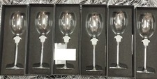 ROSENTHAL VERSACE MEDUSA LUMIERE 6x RED WINE GLASS 28.5CM 1ST CHOICE UNUSED - ORIGINAL PACKAGING