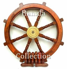 36" Brass Nautical Brown