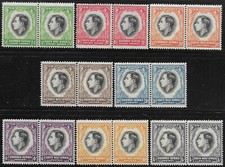 SWA 1937 set sg 97-104 MH Coronation