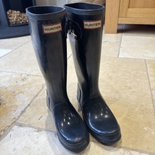 Kids Hunter Wellies Navy Uk