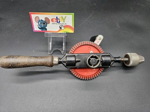 Vintage hand drill working - drill,