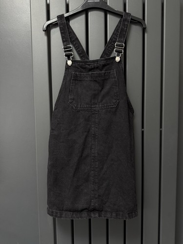 Topshop black denim - denim, pinafore