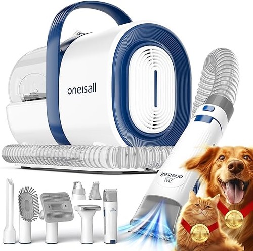 Dog grooming kit with - grooming, vacuum
