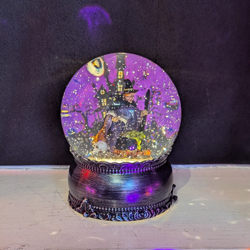 Halloween witch water spinner - halloween,
