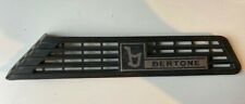 Used Bertone X1/9, X19 1500 External 'B' Pillar Vent Grill & Badge - 5869747 O/S
