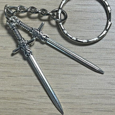 Dual Short Sword Keyring
