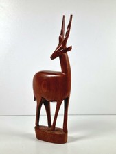 Vintage Large Wooden Antelope