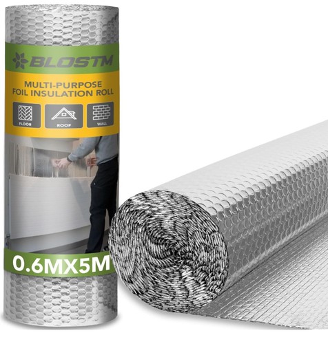 Foil insulation roll 60cm - insulation, 5m