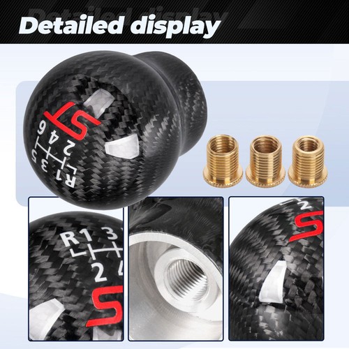 Carbon fiber gear knob - st,