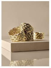 PRIMARK THE EDIT GOLD WOVEN