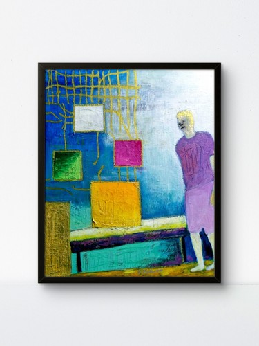 Modern art collage original - modern,
