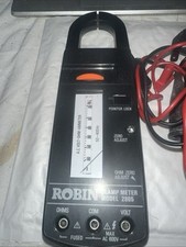 Robin Vintage Working Clamp Meter Model 2805 Volts Amps Ohms Testing