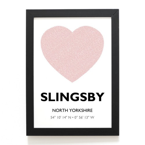 Print slingsby north - a4, slingsby,