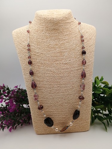 Handcrafted beaded necklace