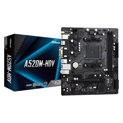 Asrock a520m hdv super - super, alloy