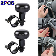 2PCS/Set Car Truck Steering Wheel Aid Handle Assister Spinner Knob Ball ABS UK