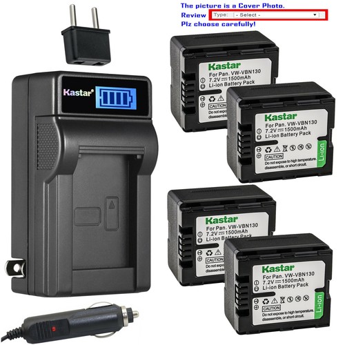 Kastar battery lcd - lcd, charger