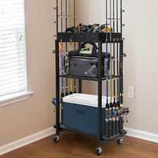 Metal 10 Rods Fishing Rod Pole