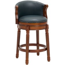1x Cow top Leather Wood Bar