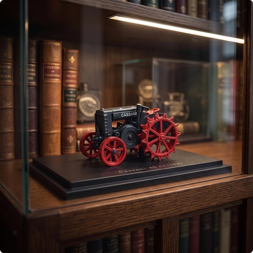 Die cast metal tractor model - die-cast,