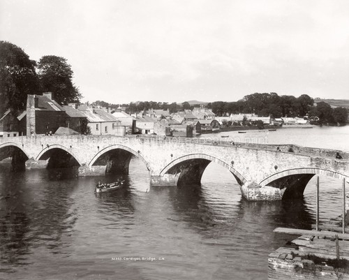 Cardigan wales bridge - wales, river