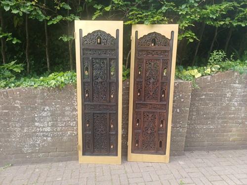 Pair large vintage oriental - pair,