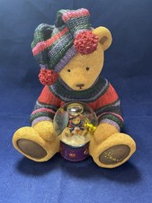 LARGE RESIN SNOWGLOBE CHRISTMAS BEAR 2003 THOMAS