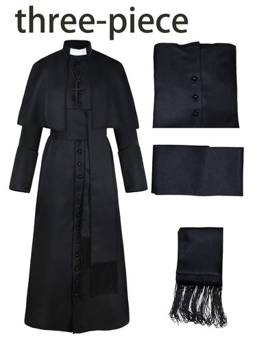 Medieval priest long sleeve - medieval,