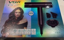 VGR Hair Dryer Nozzle Diffuser Curly Hair Professional Ionic Powerful Blower