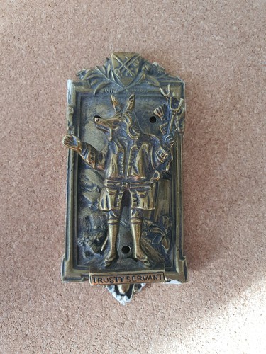 Vintage brass trusty servant - vintage,