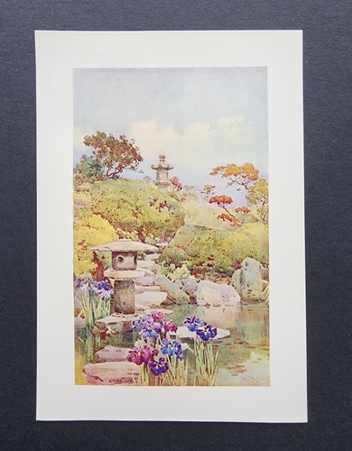 Antique 1908 print a tokyo - -,