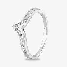 9ct White Gold 0.15ct Diamond